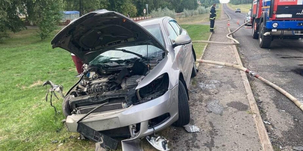 Под Волковыском водитель уснул и въехал в фуру