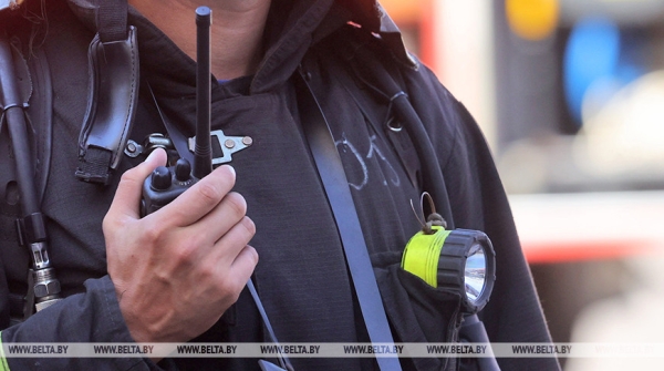 В Волковыске горел магазин