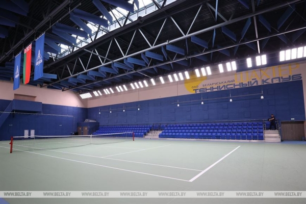 Для теннисистов, футболистов, борцов и атлетов. Спорткомплекс "Шахтер" прихорошился к II Играм стран СНГ Для теннисистов, футболистов, борцов и атлетов. Спорткомплекс "Шахтер" прихорошился к II Играм стран СНГ