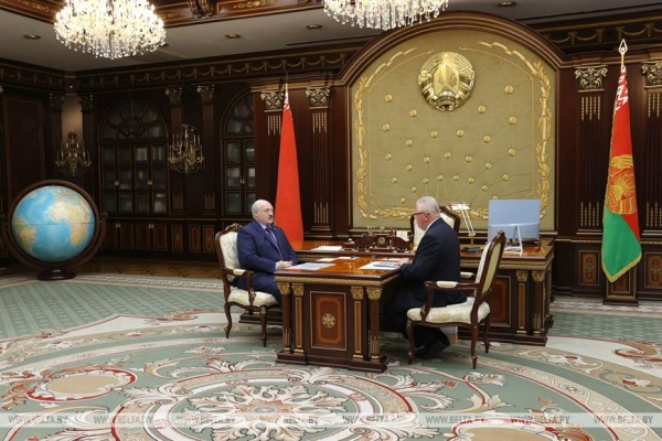 Лукашенко обсудил с главой ЦИК подготовку к электоральной кампании 2024 года