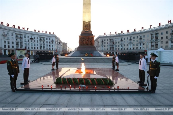 ФОТОРЕПОРТАЖ: 22 июня в Беларуси - День всенародной памяти жертв Великой Отечественной войны и геноцида белорусского народа