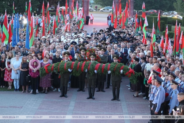 ФОТОРЕПОРТАЖ: 22 июня в Беларуси - День всенародной памяти жертв Великой Отечественной войны и геноцида белорусского народа