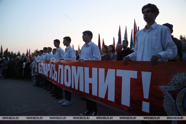 ФОТОРЕПОРТАЖ: 22 июня в Беларуси - День всенародной памяти жертв Великой Отечественной войны и геноцида белорусского народа