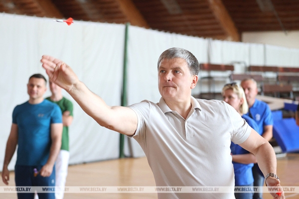 Эйсмонт на спартакиаде работников СМИ: за 8 лет работы с Президентом освоила восемь новых видов спорта