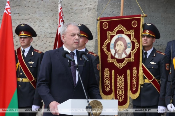 "Высота Владимирова - наша нравственная высота". Сергеенко на открытии мемориала в Могилевском районе