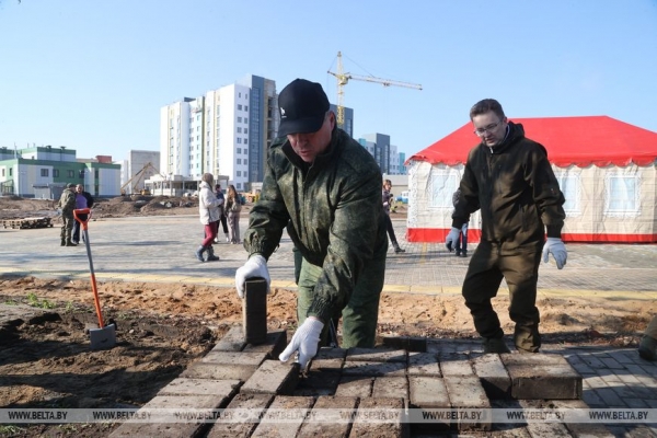 ФОТОРЕПОРТАЖ: Республиканский субботник прошел в Беларуси