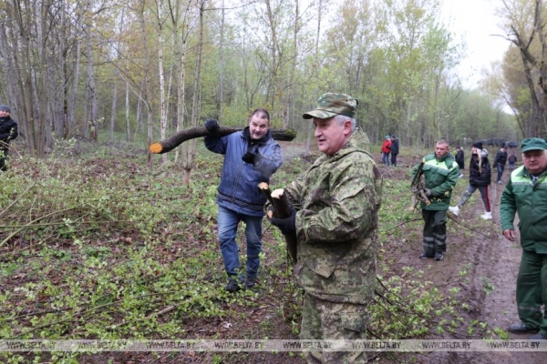 ФОТОРЕПОРТАЖ: Республиканский субботник прошел в Беларуси