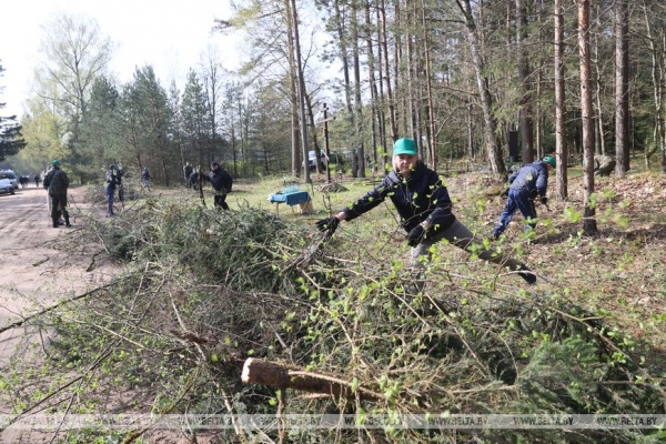 ФОТОРЕПОРТАЖ: Республиканский субботник прошел в Беларуси